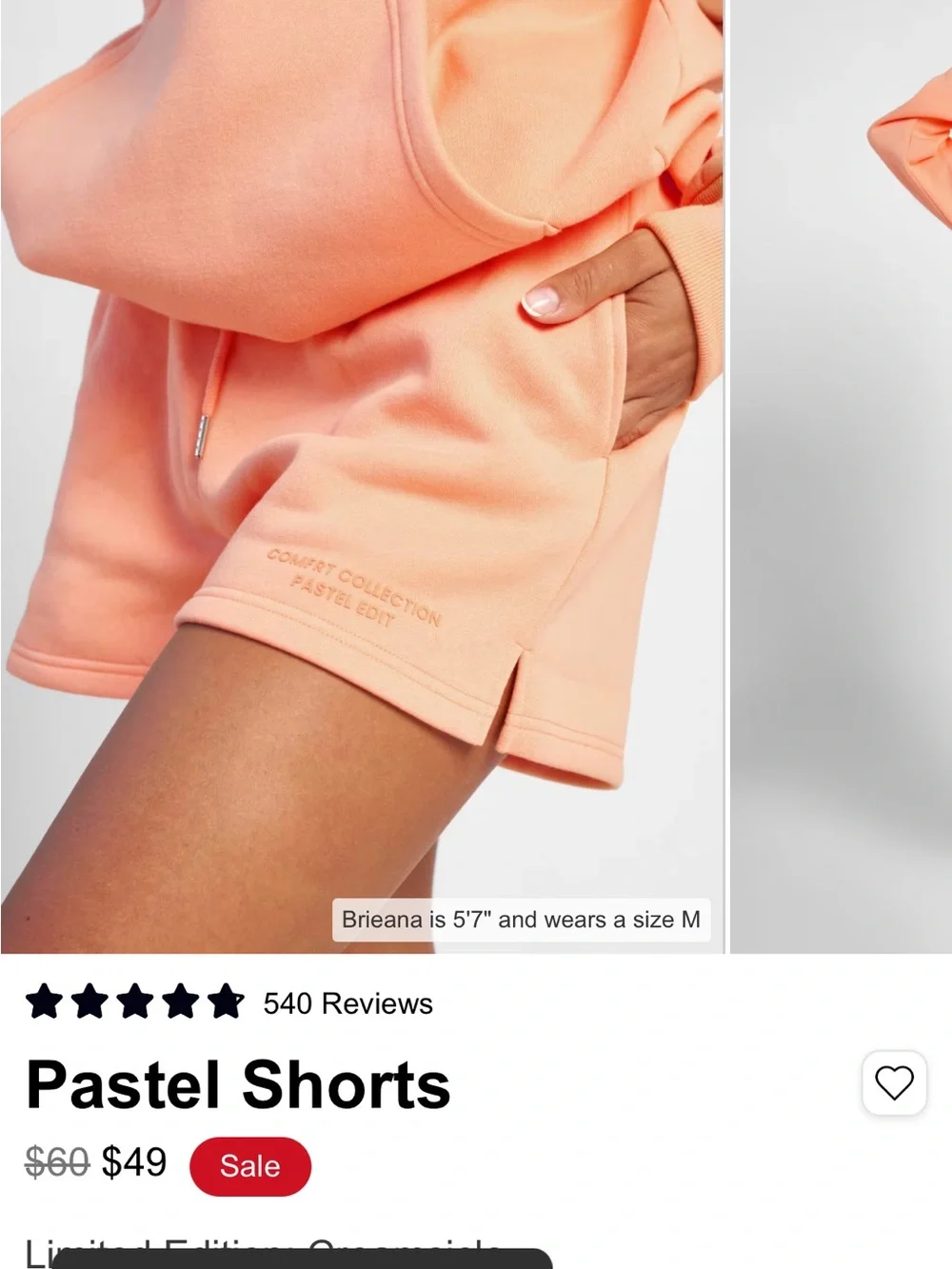 Comfort Pastel Collection Shorts - Picture 6 of 6